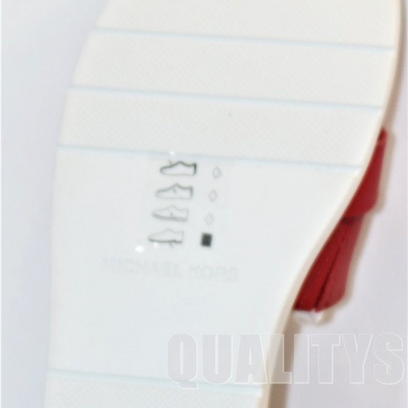 Michael Kors Warren PVC Sandal red color with box - Picture 6 of 8